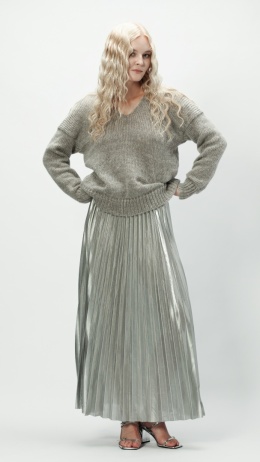 Alpaka sweter Mia - szary