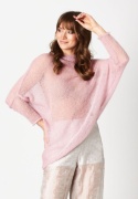 Alpaka sweter Natalia - Jasny róż
