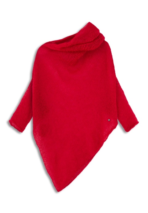 Alpaka sweter Natalia - czerwony