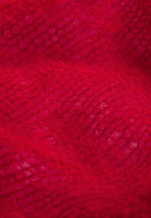 Alpaka sweter Natalia - czerwony