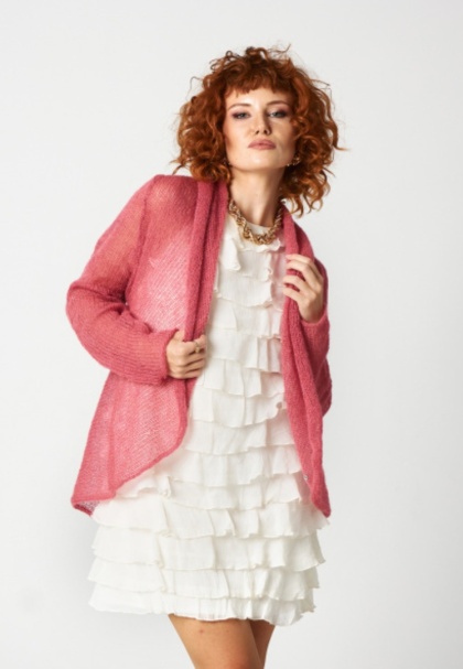 Alpaka sweter Reneta - Brudny róż