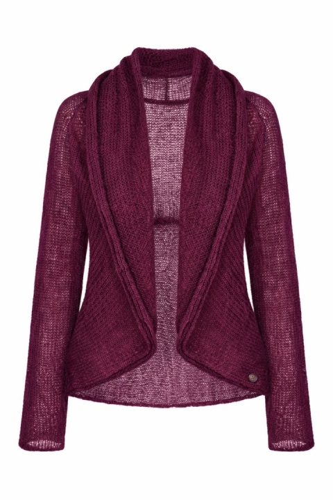 Lekki sweter mgła Reneta - Bakłażan