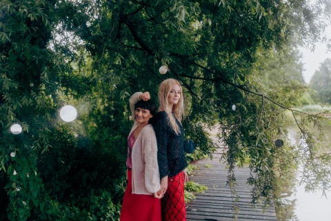 Alpaka sweter Reneta - czerwony