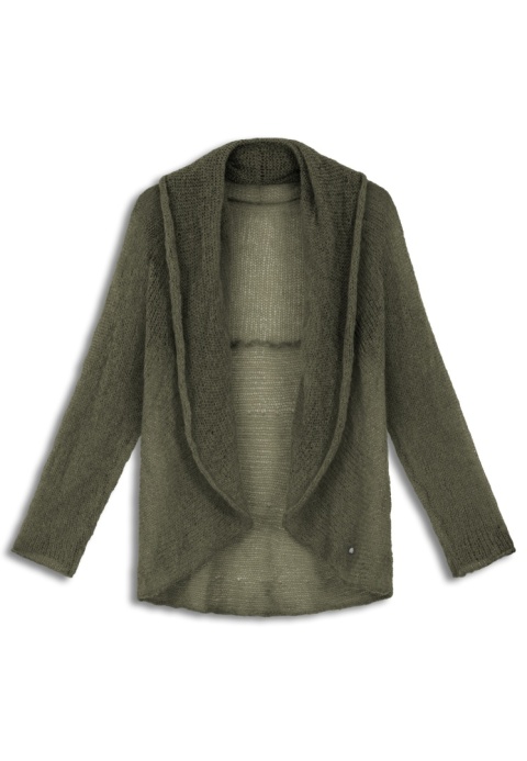 Alpaka sweter Reneta - khaki