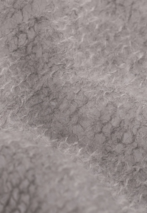 Alpaka sweter Reneta - szary