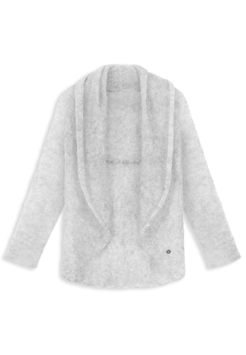 Alpaka sweter Reneta - szary