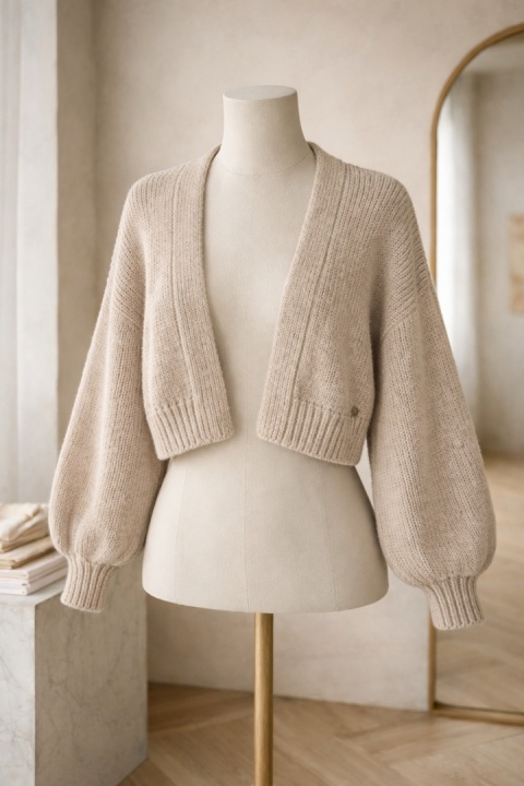 Alpaka sweter Rosalia - beżowy