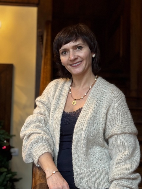 Alpaka sweter Rosalia - beżowy