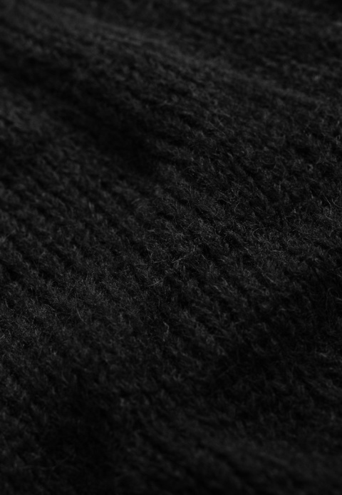 Alpaka sweter Rosalia - czarny