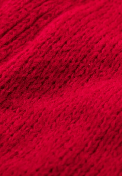 Alpaka sweter Rosalia - czerwony