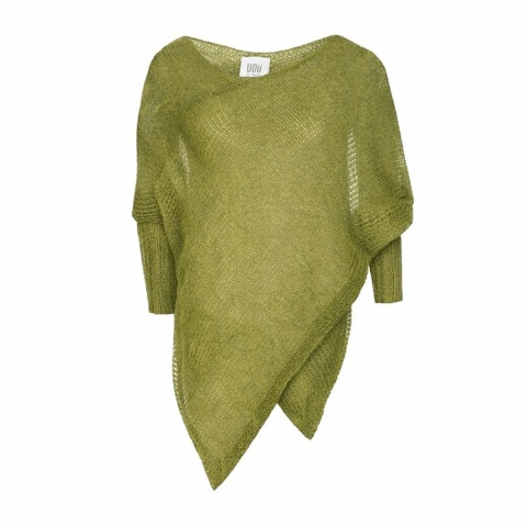 Lekkie ponczo mgła - Oliwkowy