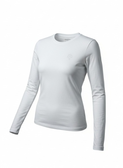 Longsleeve Z Piktogramem Biały