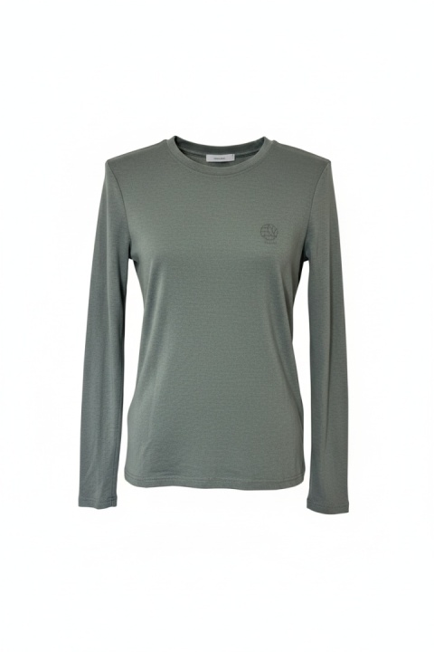 Longsleeve Z Piktogramem Szałwiowy