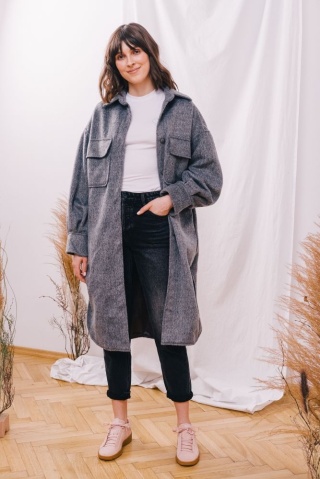 Longsleeve Z Piktogramem Biały