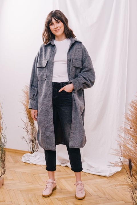 Longsleeve Z Piktogramem Biały