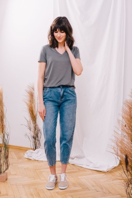 T-shirt Z Piktogramem Szałwiowy