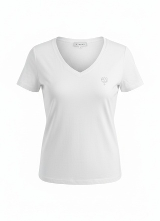 T-shirt Z Piktogramem Biały