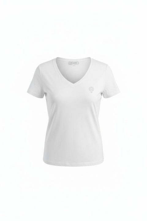 T-shirt Z Piktogramem Biały