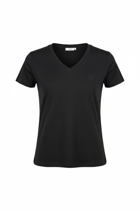 T-shirt Z Piktogramem Czarny