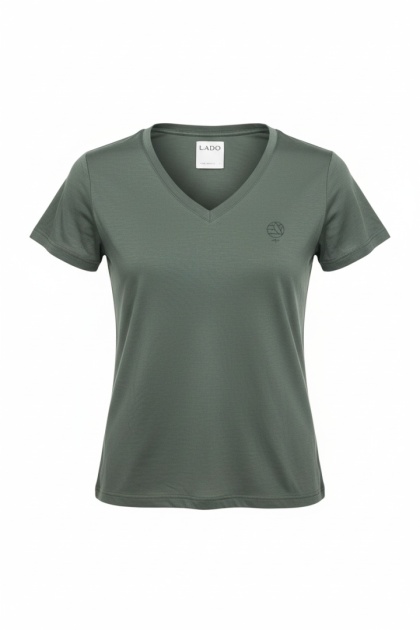 T-shirt Z Piktogramem Szałwiowy