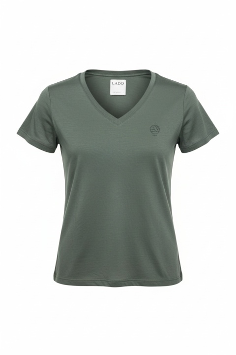 T-shirt Z Piktogramem Szałwiowy